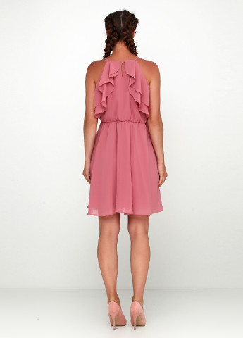 Рожева кежуал сукня кльош Miami однотонна