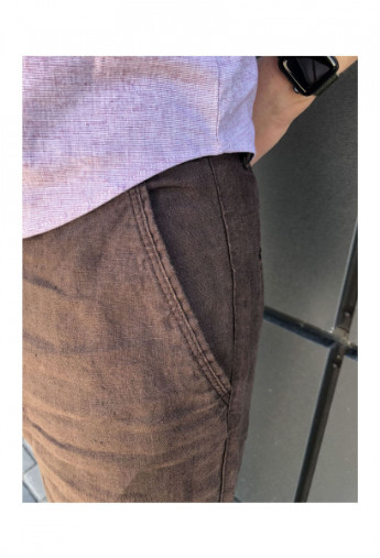 Темно-коричневые летние брюки Missouri