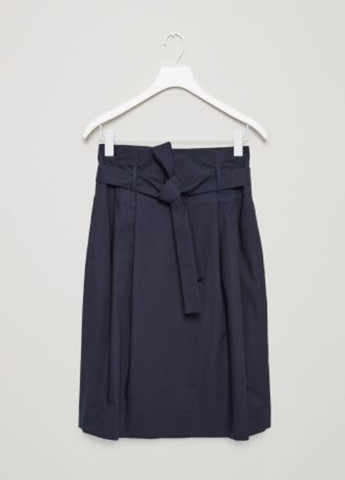 Темно-синяя кэжуал однотонная юбка Cos карандаш