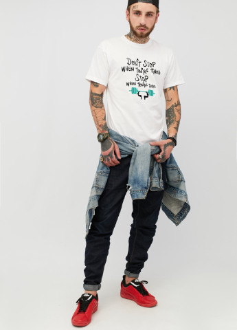 Белая футболка YAPPI