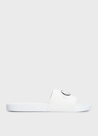 Белые кэжуал, спортивные, пляжные шлепанцы Calvin Klein Jeans