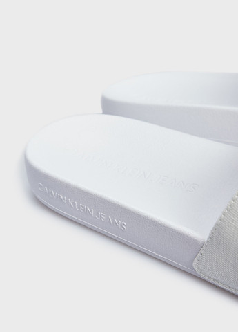 Белые кэжуал, спортивные, пляжные шлепанцы Calvin Klein Jeans