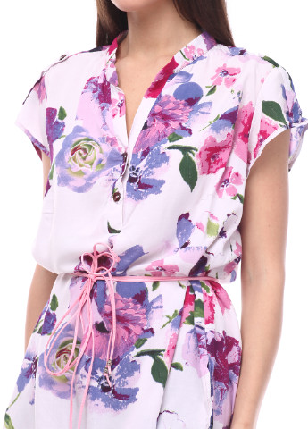 Комбинированная летняя блуза Ravol