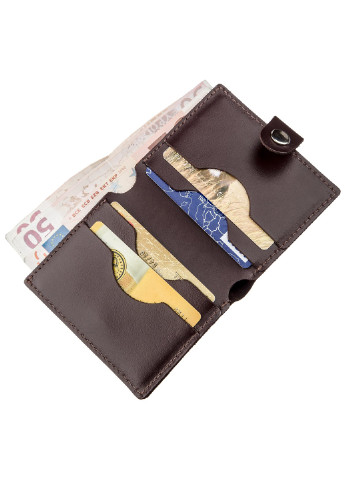 Чоловік шкіряний гаманець 10х8,5х1 см Shvigel (229461192)