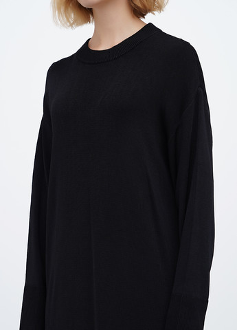 Чорна кежуал сукня H&M однотонна