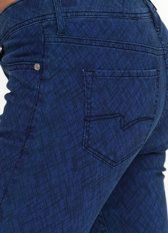 Синие демисезонные прямые джинсы Bogner