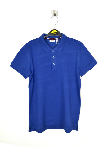 Синяя детская футболка-поло для мальчика OVS однотонная