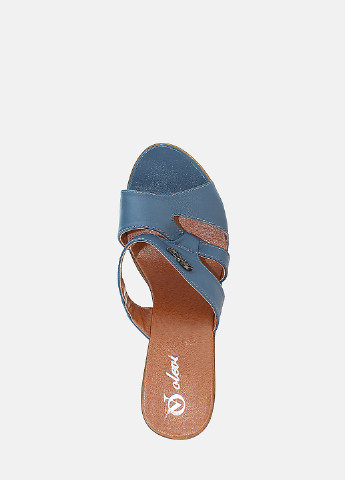 Синие шлепанцы roбелка 29 синий Olevit