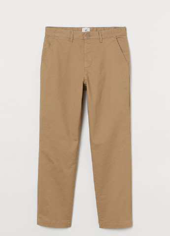 Бежевые летние брюки H&M