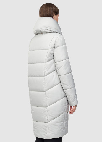 Светло-серая зимняя куртка Dolcedonna