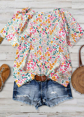 Кремова блуза SHEIN