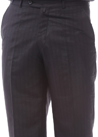 Черные классические демисезонные прямые брюки F.Lli Prada
