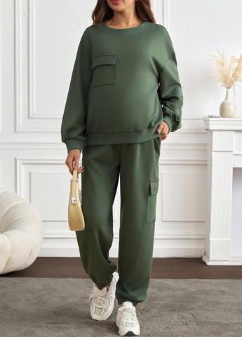 Костюм для беременных (свитшот, брюки) SHEIN (365628787)