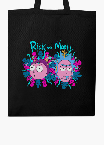 Эко сумка шоппер Рик Санчез Рик и Морти (Rick Sanchez Rick and Morty) (9227-2947-BK) MobiPrint (236265516)