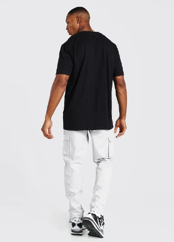 Черная футболка Boohoo