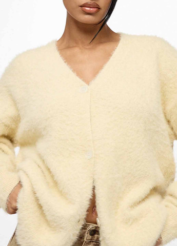 Бежевый демисезонный кардиган SHEIN