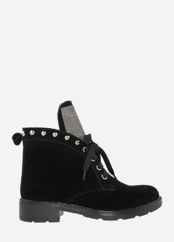 Зимние ботинки re2472-11 черный El passo из натуральной замши