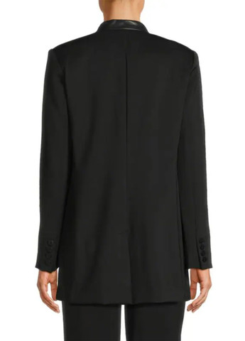 Черный женский жакет Calvin Klein однотонный - демисезонный