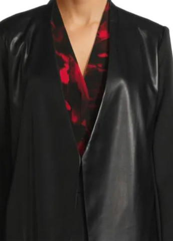 Черный женский жакет Calvin Klein однотонный - демисезонный