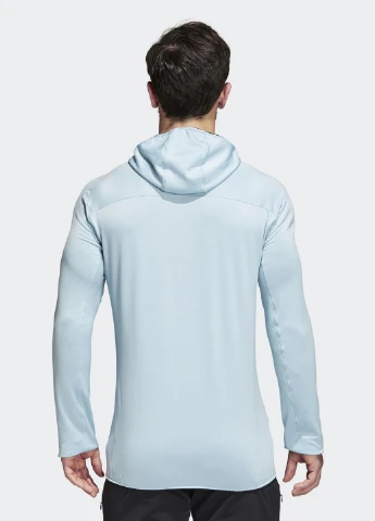 Блакитна демісезонна куртка adidas