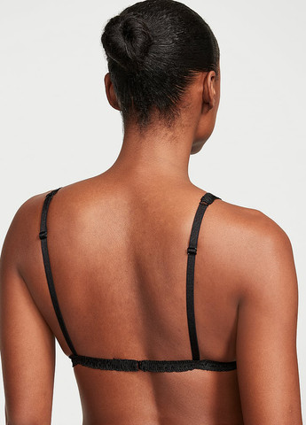 Чорний демісезонний комплект (бюстгальтер, трусики) Victoria's Secret