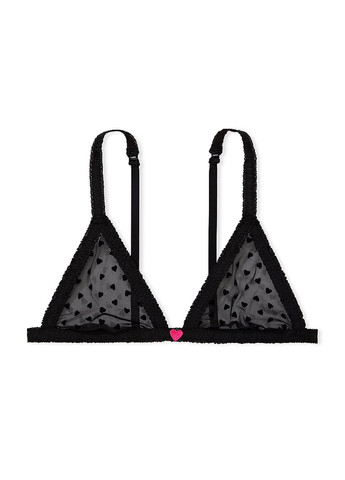 Чорний демісезонний комплект (бюстгальтер, трусики) Victoria's Secret