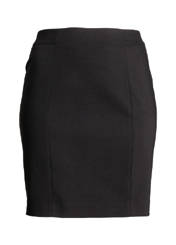 Черная офисная юбка H&M карандаш