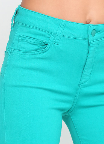 Зеленые демисезонные скинни джинсы Liu-Jo