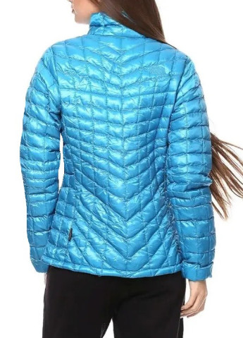Голубая демисезонная куртка женская The North Face ThermoBall