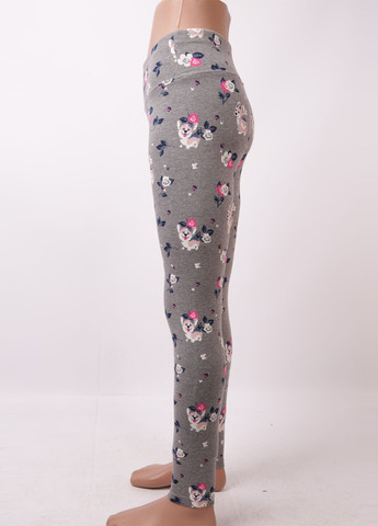 Серые демисезонные леггинсы Justice