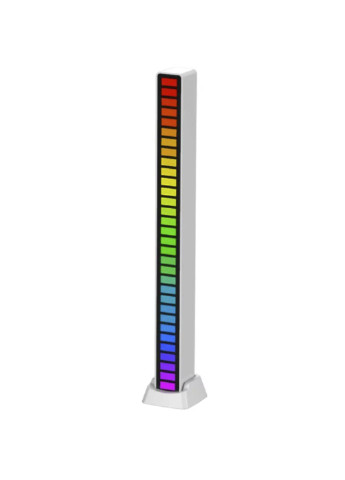 Музыкальный светильник RGB Белый 300mAh USB лампа Звуковое управление Solar белый