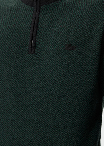Зеленый демисезонный свитер Lacoste
