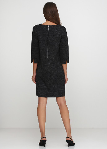 Темно-сіра кежуал сукня Comma меланжева