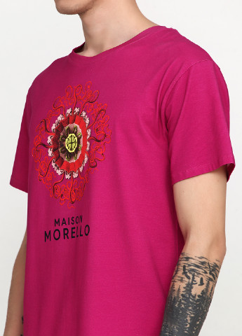 Фуксиновая футболка Frankie Morello