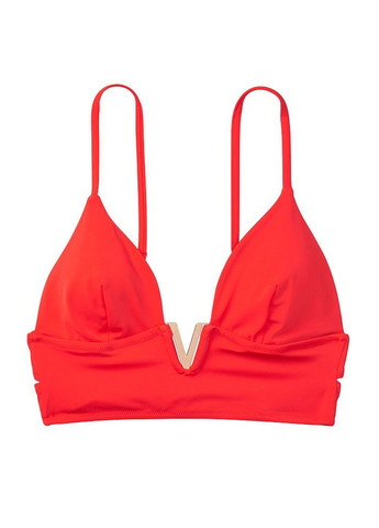 Красный демисезонный купальник (лиф, трусики) раздельный Victoria's Secret