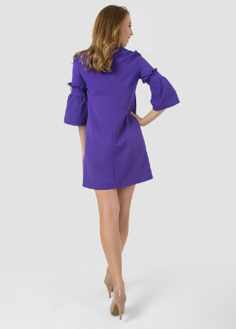 Фіолетова кежуал сукня Azuri однотонна