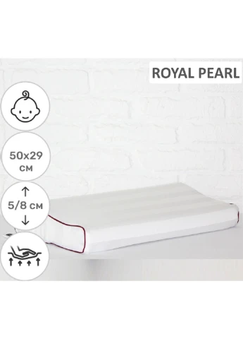 Подушка ортопедическая №6108 Noble stripe Royal Pearl Kiddy G (2200003262629) Mirson (254054083)