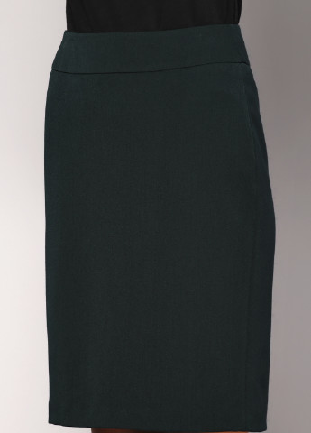 Темно-зеленая кэжуал однотонная юбка Jhiva со средней талией