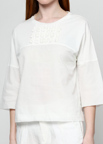 Белая демисезонная блуза Silvian Heach
