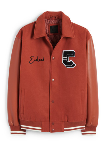 Теракотова демісезонна куртка C&A