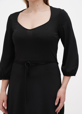 Черное кэжуал платье Terranova однотонное