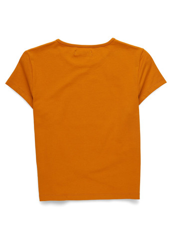 Оранжевая летняя футболка Even & Odd