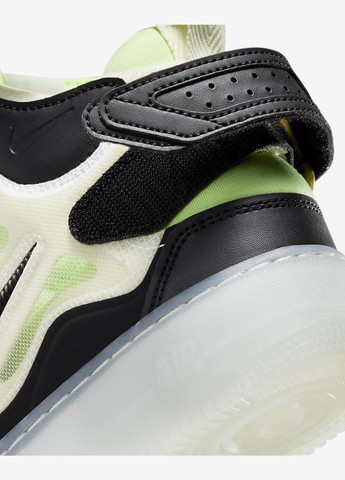 Чорні Осінні кросівки dq1872-100 Nike Air Force 1 Mid React