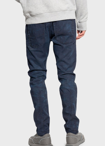 Синие демисезонные скинни джинсы Diesel