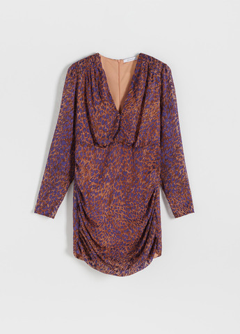 Комбінована кежуал сукня Reserved леопардовий