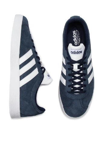 Темно-синие демисезонные кросівки da9854 vl court 2.0 adidas DA9854 VL COURT 2.0
