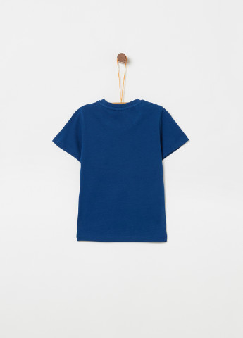 Темно-синя літня футболка Oviesse
