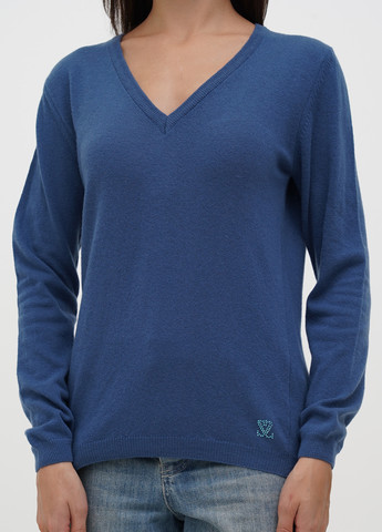 Блакитний демісезонний пуловер пуловер Sassofono