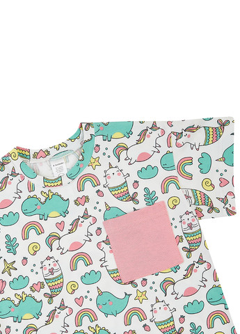 Комбінована літня футболка Garnamama