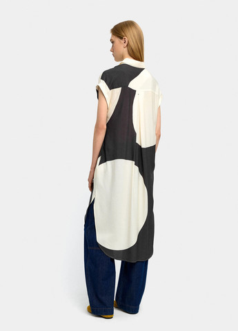 Комбінована кежуал сукня сукня-сорочка Parfois з геометричним візерунком